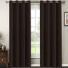 Picture of H.VERSAILTEX Blackout Curtain for Living Room Thermal Insulated Window Treatment Curtain Extra Long 108 inch Length Energy Saving Solid Grommet Top Blackout Drape, One Panel, Chocolate Brown