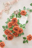 Picture of Ling's moment Artificial Rose Flowers 50pcs Foam Roses w/Stem for DIY Wedding Bouquets Centerpieces Bridal Shower Party Home Decorations (Regular 3")