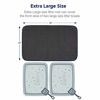 Picture of WePet Cat Litter Mat, Kitty Litter Trapping Mat, Honeycomb Double Layer Mats, No Phthalate, Urine Waterproof, Easy Clean, Scatter Control, Catcher Litter Tray Box Rug Carpet