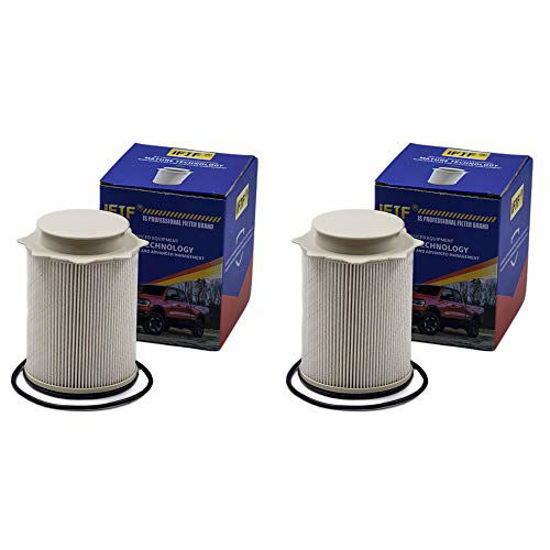 Picture of iFJF Fuel Filter 68157291AA Replacement for 2010-2020 Ram 2500 3500 4500 5500 6.7L L6 Diesel Engine 5 Micron Element Removes Microscopic Allow Enough Fluid or Air Flow(Set of 2)