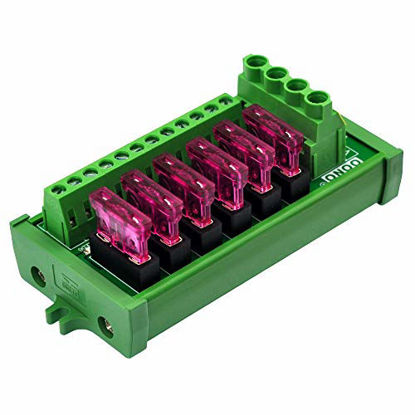 Picture of DC Power Fuse Distribution Strip Module (6 Position, Screw Mount)