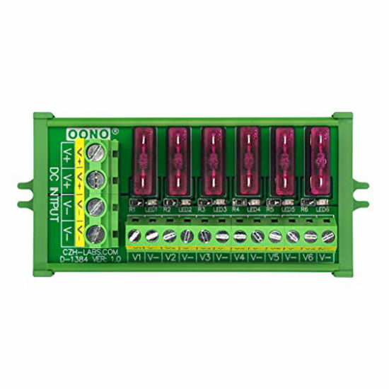 GetUSCart- DC Power Fuse Distribution Strip Module (6 Position, Screw ...