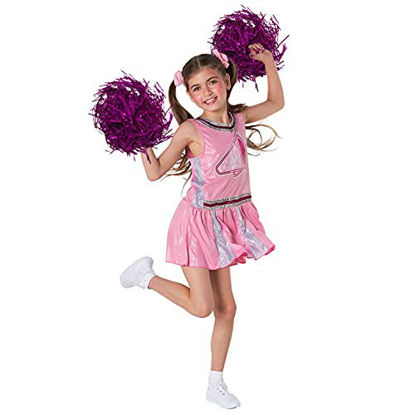 Picture of Morph Costumes Cheerleader Costume For Girls Cute Pink Cheer Halloween Costumes For Girls M