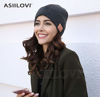 Picture of ASIILOVI Bluetooth Beanie, Bluetooth 5.0 Wireless Winter Warm Knit Hats Cap with Double Fleece Lined, Mic and HD Speakers, Gifts for Men Family Thanksgiving Christmas-Unisex(001-Charcoal)