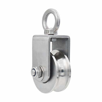 GetUSCart- 3 Inch Spring Snap Hook 304 Stainless Steel Quick Link