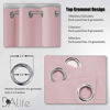 Picture of Solid Pink Curtains 84 Inches Long Baby Pink Blackout Curtain Panels/Drapes for Girls Bedroom Decor Grommet Room Darkening Thermal Insulated for Baby Nursery 42''x 84'' Set of 2 Panels