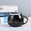 Picture of Koolkatkoo Cute Ceramic Cat Coffee Mug 12 oz Cat Lovers Kitty Tea Mugs Gifts for Women Girls Black