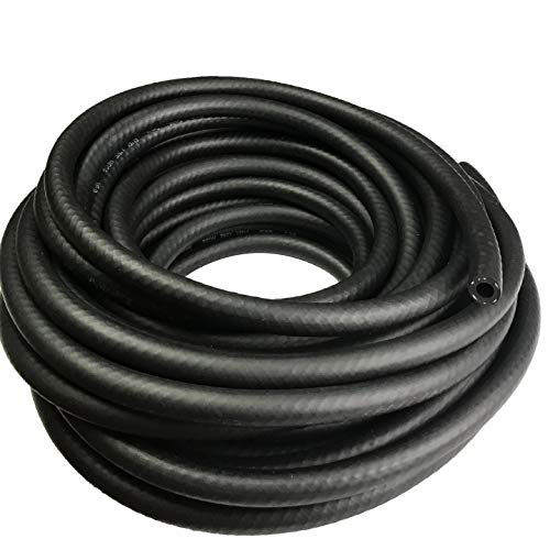AC Performance Blue AN6 Push-On Hose | 5 Feet Fuel Line For E85, Ethanol, Oil & Coolant | 3/8" ID NBR Hose