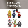 Picture of 16 Pcs Five Nights at Freddys Action Figures PlayBunny Fox Pirate Freddy Five Nights at Freddy's Movie, Building Blocks Brick DIY Toys Children, Gift for Boys and Girls