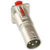 Picture of 5 Pack: 1/4 TRS to XLR Male Pass Through Panel Mount Jack