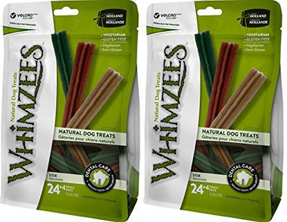 Picture of (2 Pack) Whimzees Natural Grain Free Dental Dog Treats Stix, Size Small