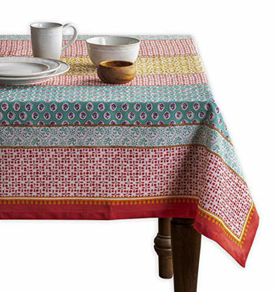 Maison d' Hermine Deer in The Woods 100% Cotton Tablecloth for Kitchen  Dining, Tabletop, Decoration, Parties, Weddings