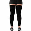 Picture of Mojo Compression Stockings 2XL For Women Circulation Leg 20-30mmHg- Thigh-Hi Leg Sleeve With Grip Top - Plus Size Black XX-Large A609BL5