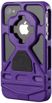 Picture of Rokform RokBed v3 iPhone 4/4S Protective Case and Universal Twist Lock Car Mount (Purple)