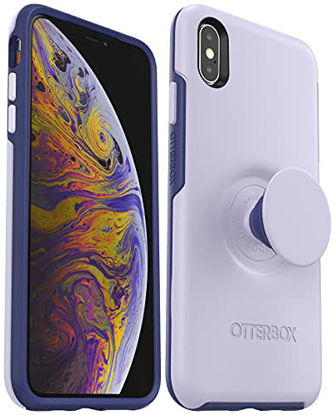Picture of OtterBox + Pop Symmetry Series Case for iPhone Xs MAX (ONLY) Non-Retail Packaging - Lilac Dusk Purple