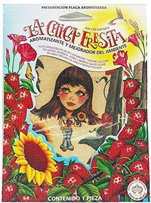 Picture of 12 pcs Strawberry La Chica Fresita air Fresheners Aromatizante Fresa