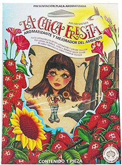 Picture of 12 pcs Strawberry La Chica Fresita air Fresheners Aromatizante Fresa