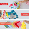 Picture of Taf Toys Sensory Wonder Tissue Box for Toddlers. Made of Strong & Durable Cardboard Box & Plastic Cover, STEM Montessori Toy Colorful Scarves and Crinkling Blankies, Educational & Sensory Development