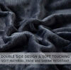 Picture of Soft King Size Blanket for Fall Winter Spring All Season Warm Fuzzy Summer Autumn Throw Blankets for The Bed Fluffy Lightweight 350GSM HOZY Dark Grey 90"x108"