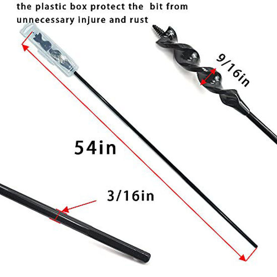 GetUSCart Flexible Installer Drill Bit Fish Bit for Pulling Wire