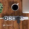 Picture of 360 Electrical 360522 PowerCurve Surge Protector Power Strip with 4 Rotating Outlets, 4ft Power Cord and 1080 Joules Surge Protection Designed to Fit Large Plugs