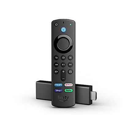 Picture of Fire TV Stick 4K streaming device with latest Alexa Voice Remote (includes TV controls), Dolby Vision