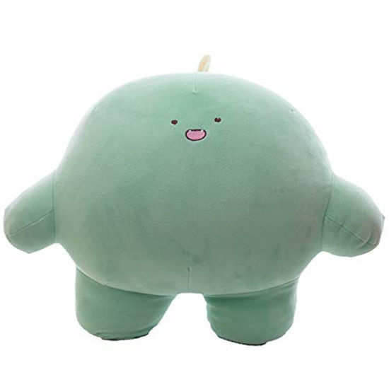 Picture of 15.7 inch Cute Dinosaur Plush Stuffed Animal Body Pillow Fat Cartoon Cylindrical Body Pillows for Kids, Super Soft Hugging Toy Gifts for Bedding, Kids Sleeping Nap Kawaii Pillow