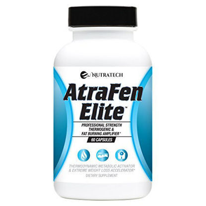 Picture of Atrafen Elite - Professional Strength Diet Aid That Supports Weight Management, Promotes Energy and Helps Suppress Food Cravings & Appetite. Dietary Supplement. 60 Pills.