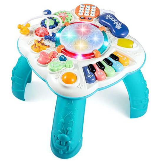 Picture of BACCOW Baby Toys, Activity Table for Baby 6 to 12-18 Months, Learning Musical Toddler Toys for 1 2 3 Year Old Boys Girls Gifts