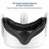 Picture of KIWI design VR Facial Interface Bracket & PU Leather Anti-dirt Sweat-Proof Foam Face Cover Pad for Oculus Quest 2 Accessories