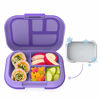 Picture of Bentgo Kids Chill Lunch Box - Bento-Style Lunch Solution with 4 Compartments and Removable Ice Pack for Meals and Snacks On-the-Go - Leak-Proof, Dishwasher Safe, BPA-Free (Purple)