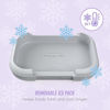 Picture of Bentgo Kids Chill Lunch Box - Bento-Style Lunch Solution with 4 Compartments and Removable Ice Pack for Meals and Snacks On-the-Go - Leak-Proof, Dishwasher Safe, BPA-Free (Purple)