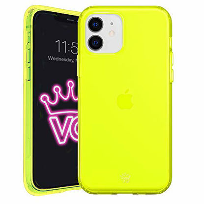 Picture of Velvet Caviar Clear Case for iPhone 12 Mini [8ft Drop Tested] (Neon Yellow)