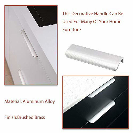 GetUSCart Edge Pull Finger Pull Door Finger Pull Goldenwarm