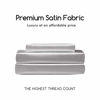 Picture of MR&HM Satin Bed Sheets, Twin XL Size Sheets Set, 3 Pcs Silky Bedding Set with 15 Inches Deep Pocket for Mattress(Twin XL, Silver)