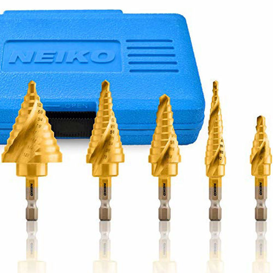 3Pcs HSS Cobalt Step Drill Bit Set Nitrogen High Speed Steel Spiral For - View #6