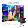 Picture of Leaden Party Laser Lights, 7 Colors Led Stage Party Light Projector, Strobe Water Ripples Lighting for Parties Room Show Birthday Party Wedding Dance Lighting with Remote Control(Black)