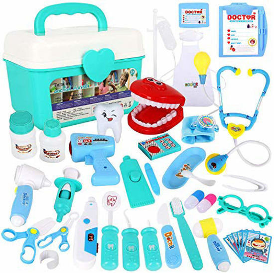 Medical Kit for Kids 35 Pieces Doctor Pretend Play Equipment, Dentist Kit  for Kids, Doctor Play Set with Gift Caseâ€¦ outofstock • Price »