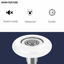 Picture of XiKe 12 Pack White 2" Nylon Garage Door Roller 4" Stem, Quiet/Durable and High Load, Use 6200-2RS Double Seals Precision Bearings.