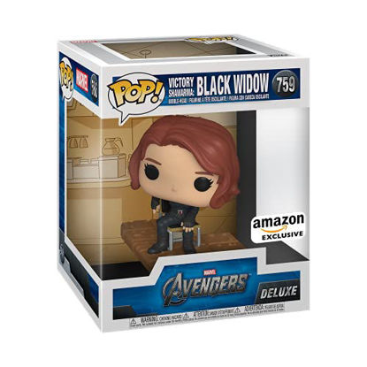Picture of Funko Pop! Deluxe, Marvel: Avengers Victory Shawarma Series - Black Widow, Figure 5 of 6 (54898), Amazon Exclusive