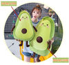 Picture of XICHEN 27 Inch Green Large Simulation Avocado Plush Toy Doll Sleeping Pillow Doll Doll, Holiday Warm Gift Plush Toy Pillows (Seated-35Inch)