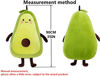 Picture of XICHEN 27 Inch Green Large Simulation Avocado Plush Toy Doll Sleeping Pillow Doll Doll, Holiday Warm Gift Plush Toy Pillows (Seated-35Inch)