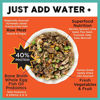 Picture of Nature's Diet Simply Raw Freeze-Dried Raw Whole Food Meal - Makes 18 Lbs Fresh Raw Food with Muscle, Organ, Bone Broth, Whole Egg, Superfoods, Fish Oil Omega 3, 6, 9, Probiotics & Prebiotics (Beef)