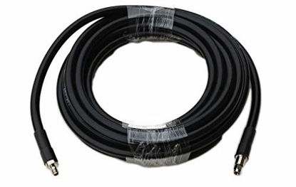 Picture of HzLabs RPSMA WiFi Antenna Extension Cable: 25ft(8M) Black Low Loss LMR400 Coax Cable