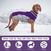 Picture of FUAMEY Padded Vest Dog Jacket - Reflective Dog Winter Coat Windproof Warm Winter Dog Jacket Comfortable Dog Apparel for Cold Weather - Warm Zip Up Dog Snowproof Vest for Small Medium and Large Dogs