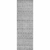 Picture of nuLOOM Moroccan Blythe Runner Rug, 2' x 6', Dark Grey