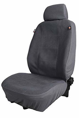 Picture of Dickies 40319 Gray, 2-Piece Seat Cover with Matching Headrest Covers