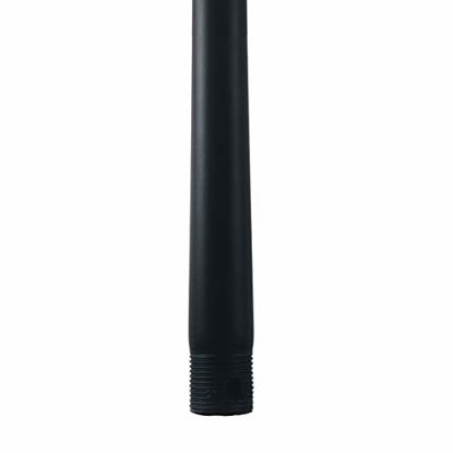Picture of 24in Ceiling Fan Extension Downrod in Matte Black