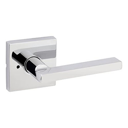 Picture of Kwikset Halifax Privacy Door Lever for Bedroom and Bathroom Doors in Polished Chrome