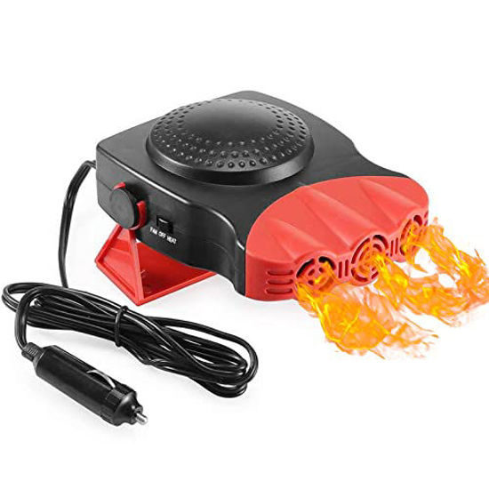 12V 150W Portable Car Heater and Defroster, Car Windshield Defogger and  Defroster, Car Heater That Plugs into Cigarette Lighter, 2 In1 Fast Heating  